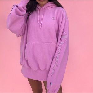Bubblegum Pink Champion Hoodie